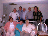Top - Cousins Martin, Howard, Steve, Larry and Les, Bottom - Anita, Bobbi and Joyce