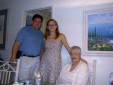 Lyle, Lyssa and Joyce Oberkreser